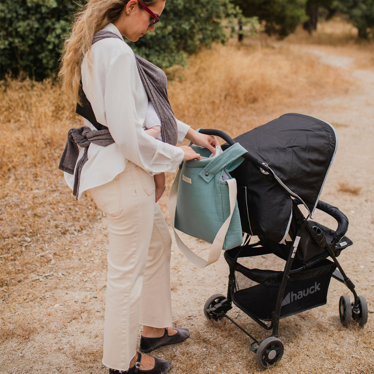 Bolso panera para carro bebé 37