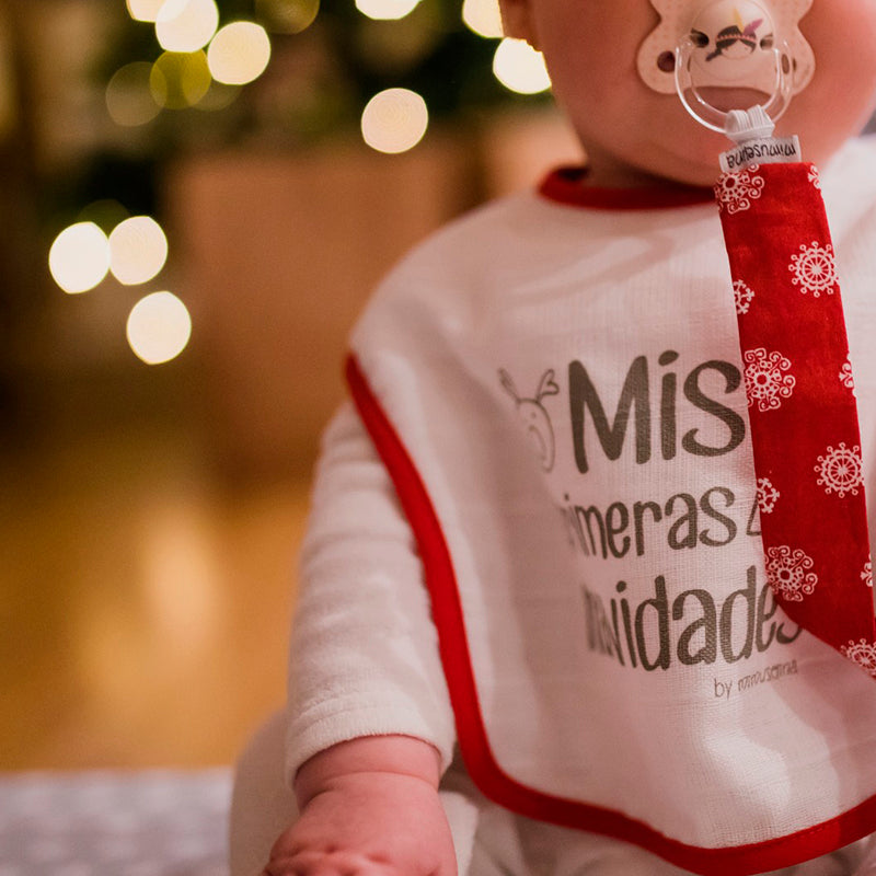 Babero Mis primeras Navidades