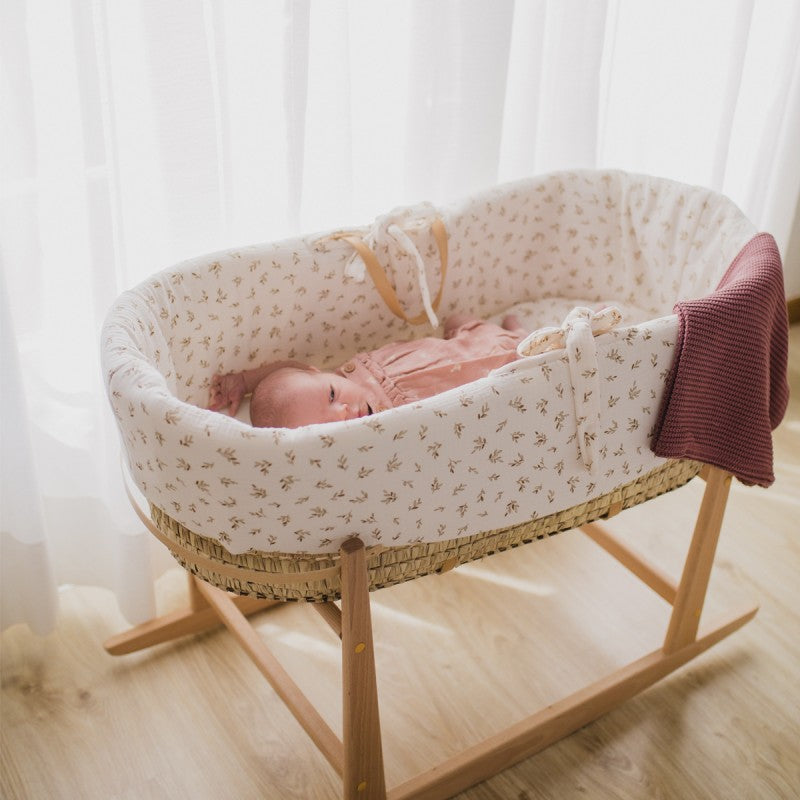 Moises bebe Mimuselina, Capazo mimbre con vestiduras 103