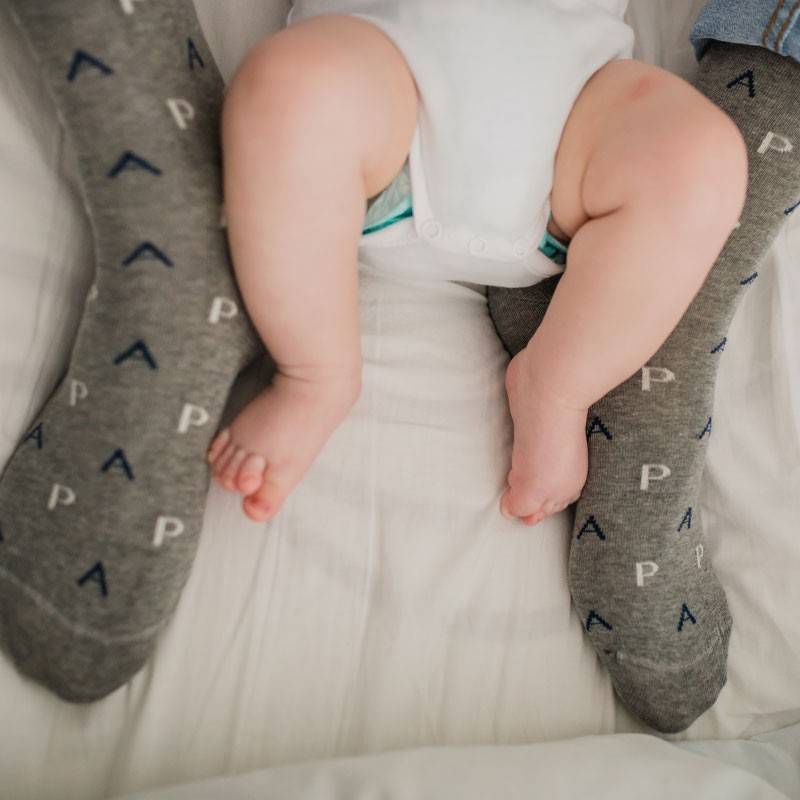 Recuerdo con huella bebé para el día del Padre 10