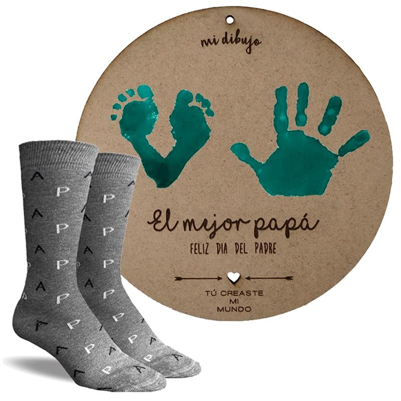 Recuerdo con huella bebé para el día del Padre 18