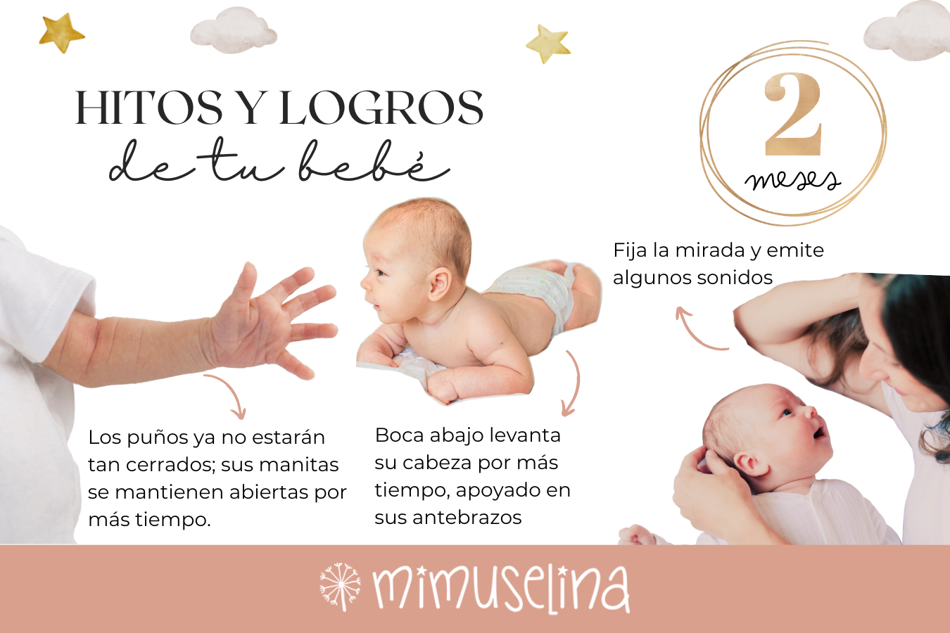 HITOS BEBE MES 2 - portada Mimuselina