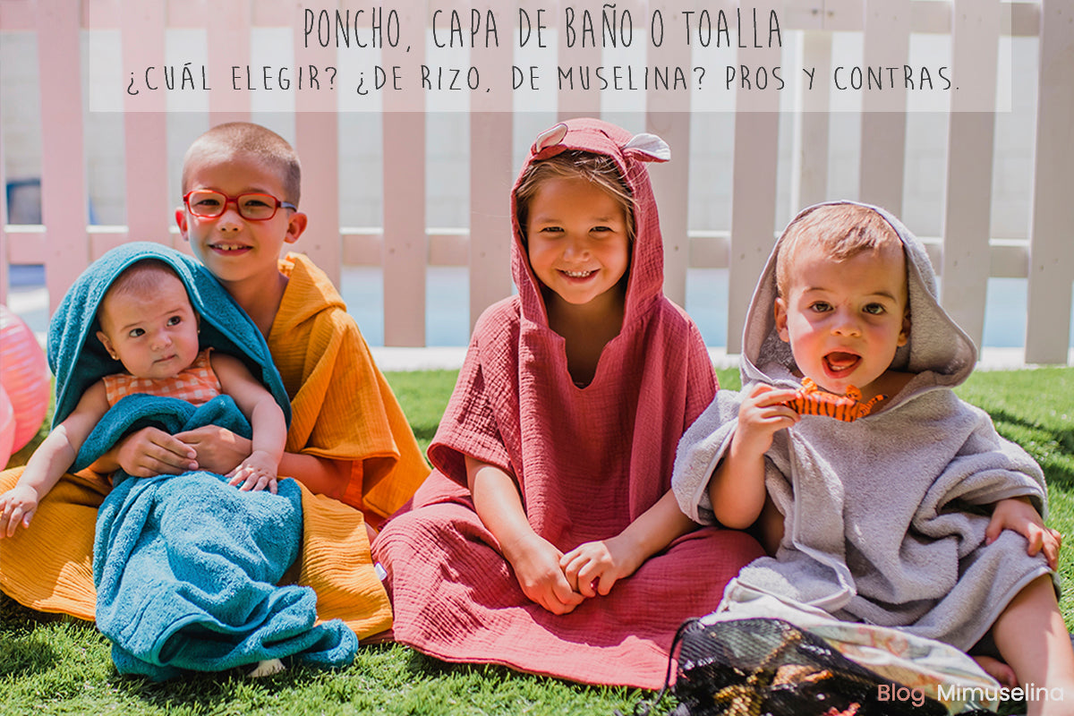 PONCHO TOALLA CAPA BAÑO BEBE PROS Y CONTRAS CÓMO SECAR BEBÉS EN VERANO