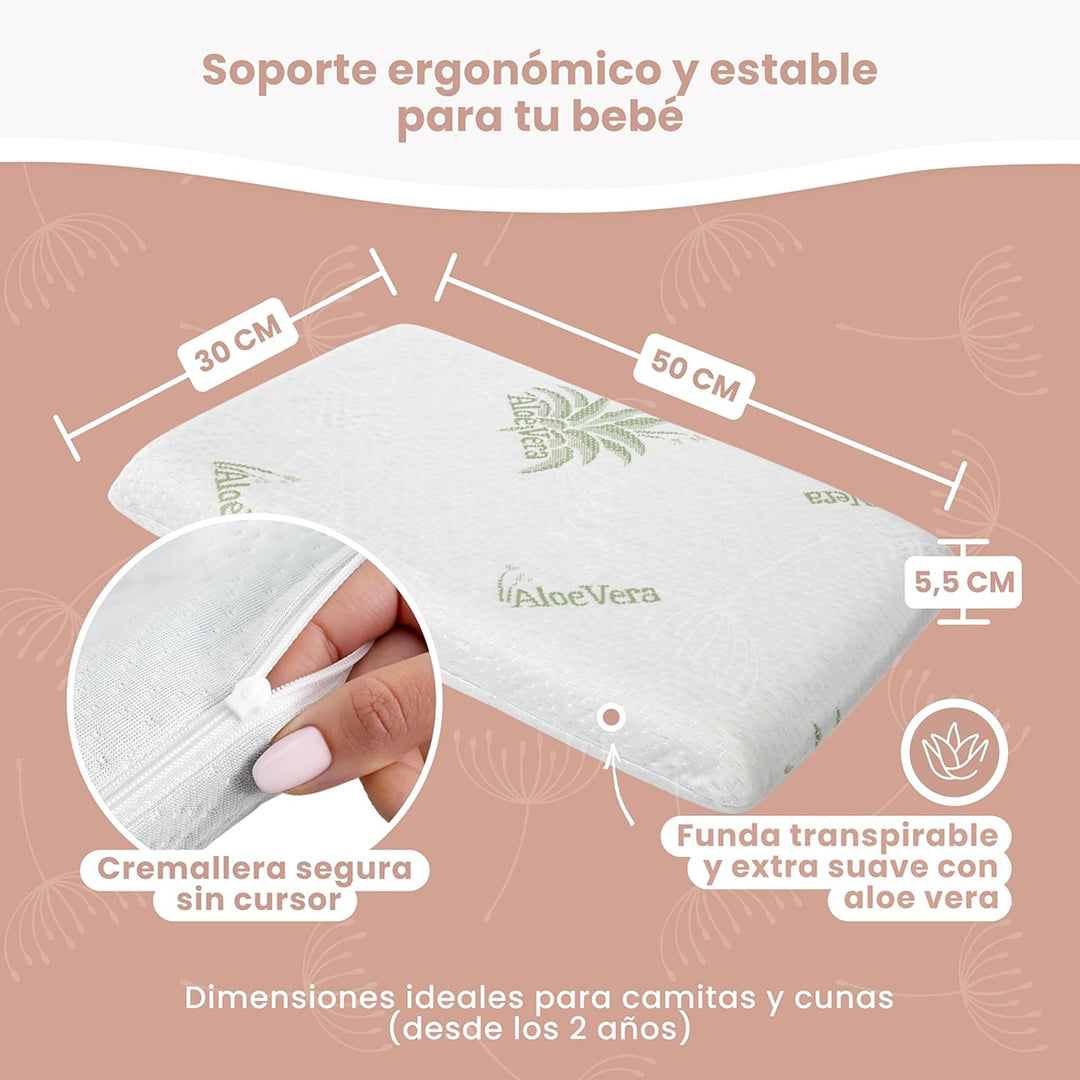 Almohada Aloe Vera para Bebé