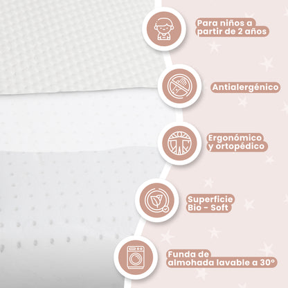 Almohada infantil viscoelástica