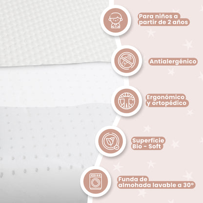 Almohada infantil viscoelástica