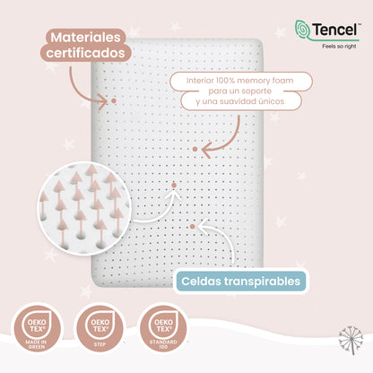Almohada infantil viscoelástica
