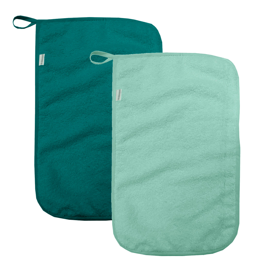Pack di 2 mini asciugamani in spugna