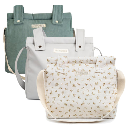 Bolso Panera Bolso Capazo Bebe Bolso Panera Carro Bebé Andumodin Polipiel Levante Beige
